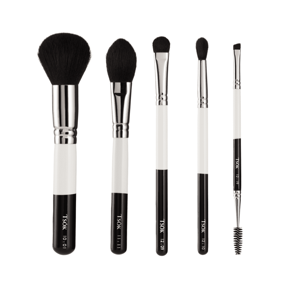 Essential vegan makeup brush set