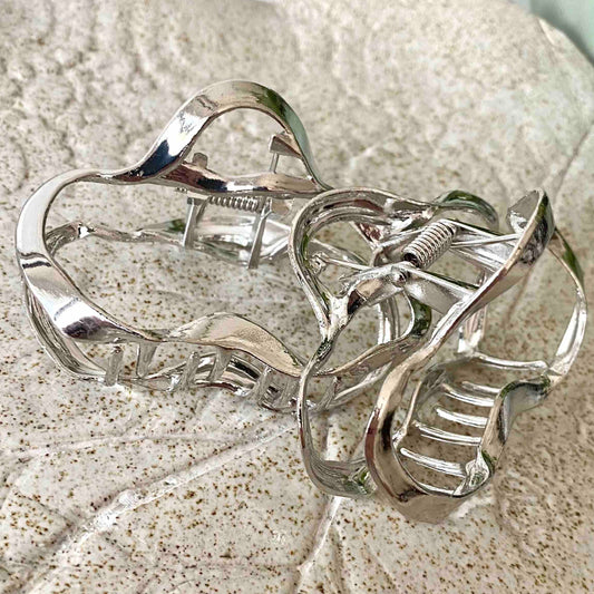 Silver Hair Clip