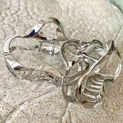 Silver Hair Clip